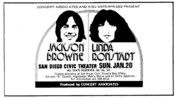Linda Ronstadt / Jackson Browne on Jan 20, 1974 [497-small]