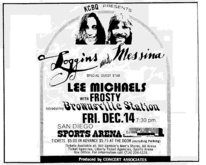 Loggins & Messina / Lee Michaels / brownsville station on Dec 14, 1973 [507-small]