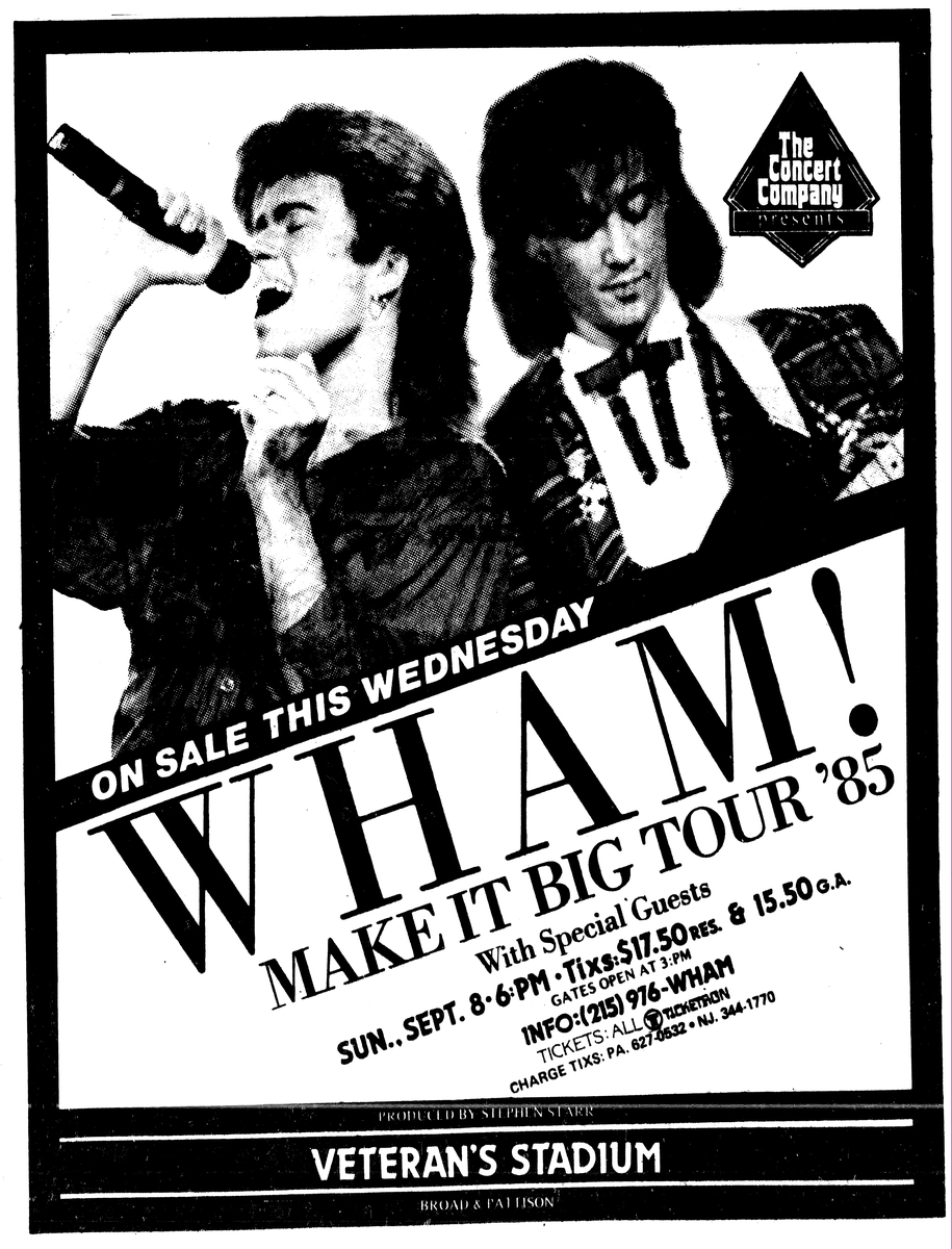 wham 1985 us tour
