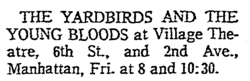 The Yardbirds / The Youngbloods / Jake Holmes on Aug 25, 1967 [588-small]