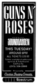 Guns N' Roses / Soundgarden on Dec 16, 1991 [608-small]