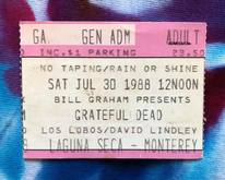 Grateful Dead / Los Lobos / David Lindley and EL RAYO EX on Jul 30, 1988 [645-small]