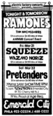 The Pretenders / The Necessaries on Mar 22, 1980 [672-small]