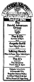 David Johansen / Cats on Oct 14, 1979 [700-small]