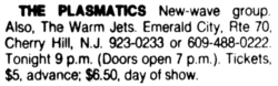 Plasmatics / Warm Jets on Feb 1, 1980 [762-small]