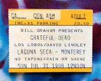Grateful Dead / Los Lobos / David Lindley and EL RAYO EX on Jul 31, 1988 [774-small]