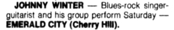 Johnny Winter / John Cadillac Band on Mar 29, 1980 [814-small]