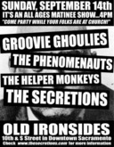 Groovie Ghoulies / The Phenomenauts / Secretions / Helper Monkeys on Sep 14, 2008 [952-small]