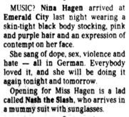 Nina Hagen / Nash the Slash on Aug 11, 1980 [969-small]