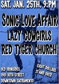 Red Tyger Church / Sonic Love Affair / Lazy Cowgirls on Jan 25, 2003 [984-small]