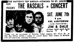 The Rascals / Jim & Dale on Jun 7, 1969 [320-small]