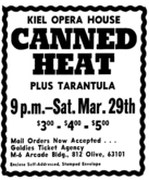 Canned Heat / Tarantula on Mar 29, 1969 [355-small]