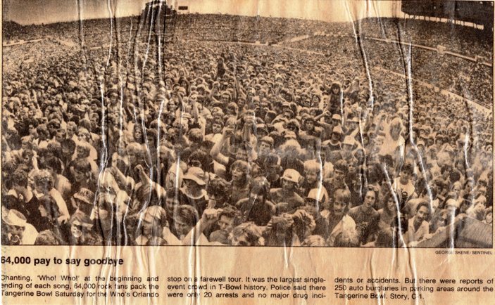 Concert History of Tangerine Bowl Orlando, Florida, United States