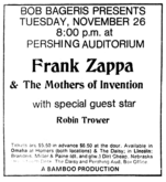 Frank Zappa / The Mothers Of Invention / Robin Trower on Nov 26, 1974 [145-small]