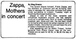 Frank Zappa / The Mothers Of Invention / Robin Trower on Nov 26, 1974 [152-small]