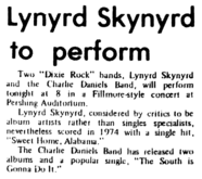Lynyrd Skynyrd / The Charlie Daniels Band on Apr 17, 1975 [169-small]