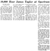 James Taylor / The Section on Dec 2, 1972 [261-small]