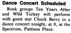 Ten Years After / Wild Turkey / Bo Diddley on Nov 24, 1972 [297-small]