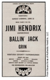 Jimi Hendrix / Ballin' Jack / Grin on Jun 21, 1970 [352-small]