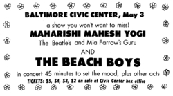 The Beach Boys / Maharishi Mahesh Yogi on May 3, 1968 [490-small]