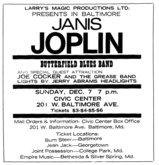 janis joplin / Butterfield Blues Band / Joe Cocker on Dec 7, 1969 [511-small]