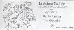 Sportique / The Lucksmiths / Windmills / Ego on Aug 13, 1999 [577-small]