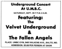 The Velvet Underground / Fallen Angels on Sep 20, 1969 [657-small]
