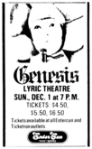 Genesis on Dec 1, 1974 [688-small]