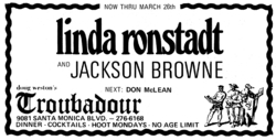 Linda Ronstadt / Jackson Browne on Mar 21, 1972 [716-small]