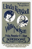 Linda Ronstadt / Willie Nelson / Stephen Bishop  on Nov 18, 1977 [720-small]