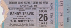 Randy Travis / T.G. Sheppard on Nov 26, 1988 [919-small]