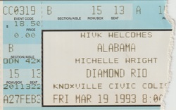 Alabama / Diamond Rio / Michelle Wright on Mar 19, 1993 [972-small]