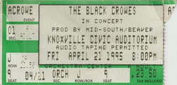 The Black Crowes / Dirty Dozen Brass Band on Apr 21, 1995 [018-small]