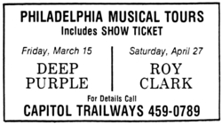 Deep Purple / savoy brown / Tucky Buzzard on Mar 15, 1974 [041-small]