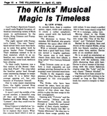 The Kinks / King Crimson / Peter Frampton on Apr 12, 1974 [090-small]