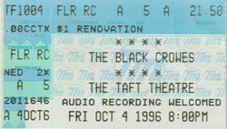 The Black Crowes /  God Street Wine on Oct 4, 1996 [162-small]