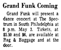 Grand Funk Railroad / Wet Willie on May 3, 1974 [219-small]