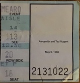Aerosmith / Ted Nugent on May 9, 1986 [372-small]