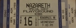 Nazareth / Playground on Mar 16, 1988 [377-small]