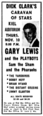 Gary Lewis & The Playboys / Sam The Sham & The Pharaohs / The Yardbirds / Bryan Hyland / Bobby Hebb on Nov 10, 1966 [411-small]