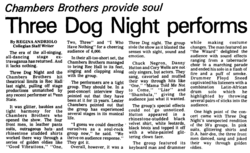 Three Dog Night / The Chambers Brothers on Mar 24, 1974 [460-small]