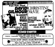 Christine McVie / Baxter Robertson Band on May 19, 1984 [573-small]