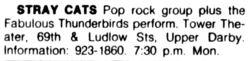 Stray Cats / The Fabulous Thunderbirds on Jan 30, 1984 [583-small]