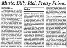 Billy Idol / Pretty Poison on Jan 29, 1984 [586-small]