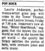 Laurie Anderson on Apr 27, 1984 [604-small]