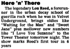 14 Karat Soul / Lou Reed on Oct 6, 1984 [620-small]