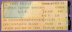 R.E.M. / The dB's on Oct 17, 1984 [625-small]