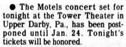 The Motels on Jan 24, 1984 [694-small]