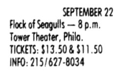 A Flock of Seagulls / The Bangles on Sep 22, 1984 [704-small]