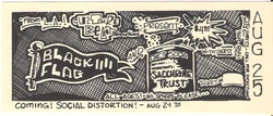 Black Flag / Saccharine Trust / October Faction on Aug 25, 1984 [728-small]
